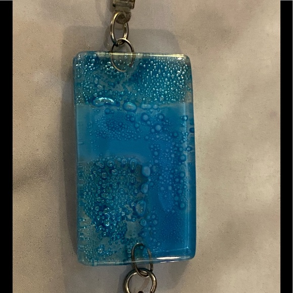 🩵Beautiful blue glass bracelet - Picture 2 of 6